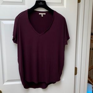 Express London Relaxed V-Neck Tee